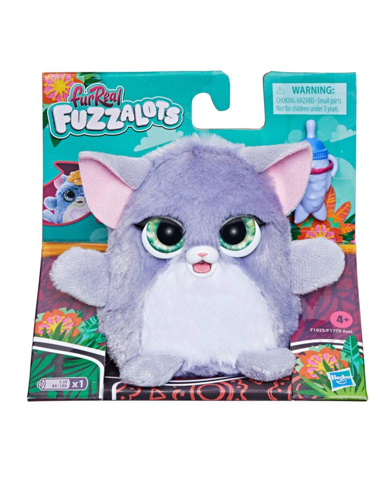 Набор интерактивных игрушек для кормления Fuzzalots Kitty, меняющих цвет FurReal