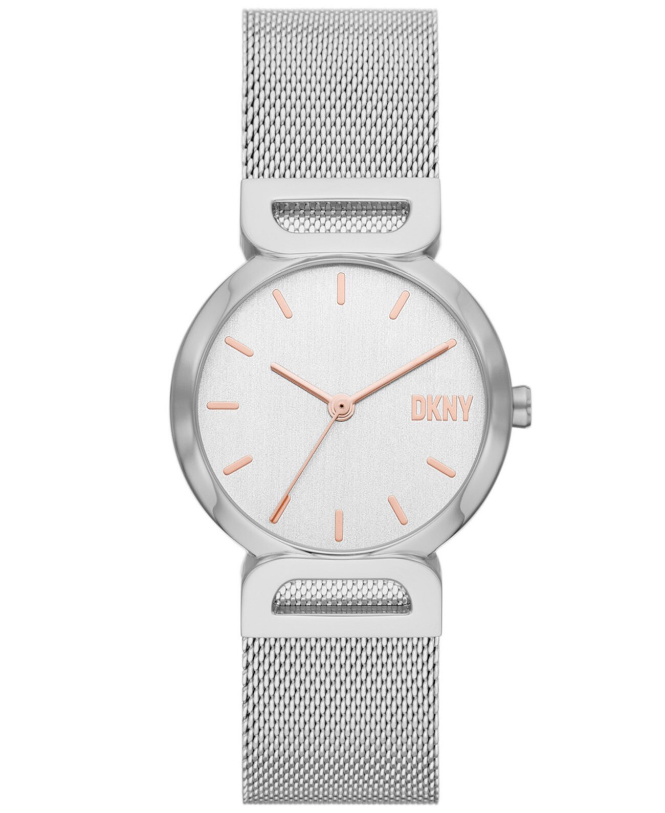 Женские часы Downtown D с браслетом из нержавеющей стали с тремя стрелками, 34 мм DKNY