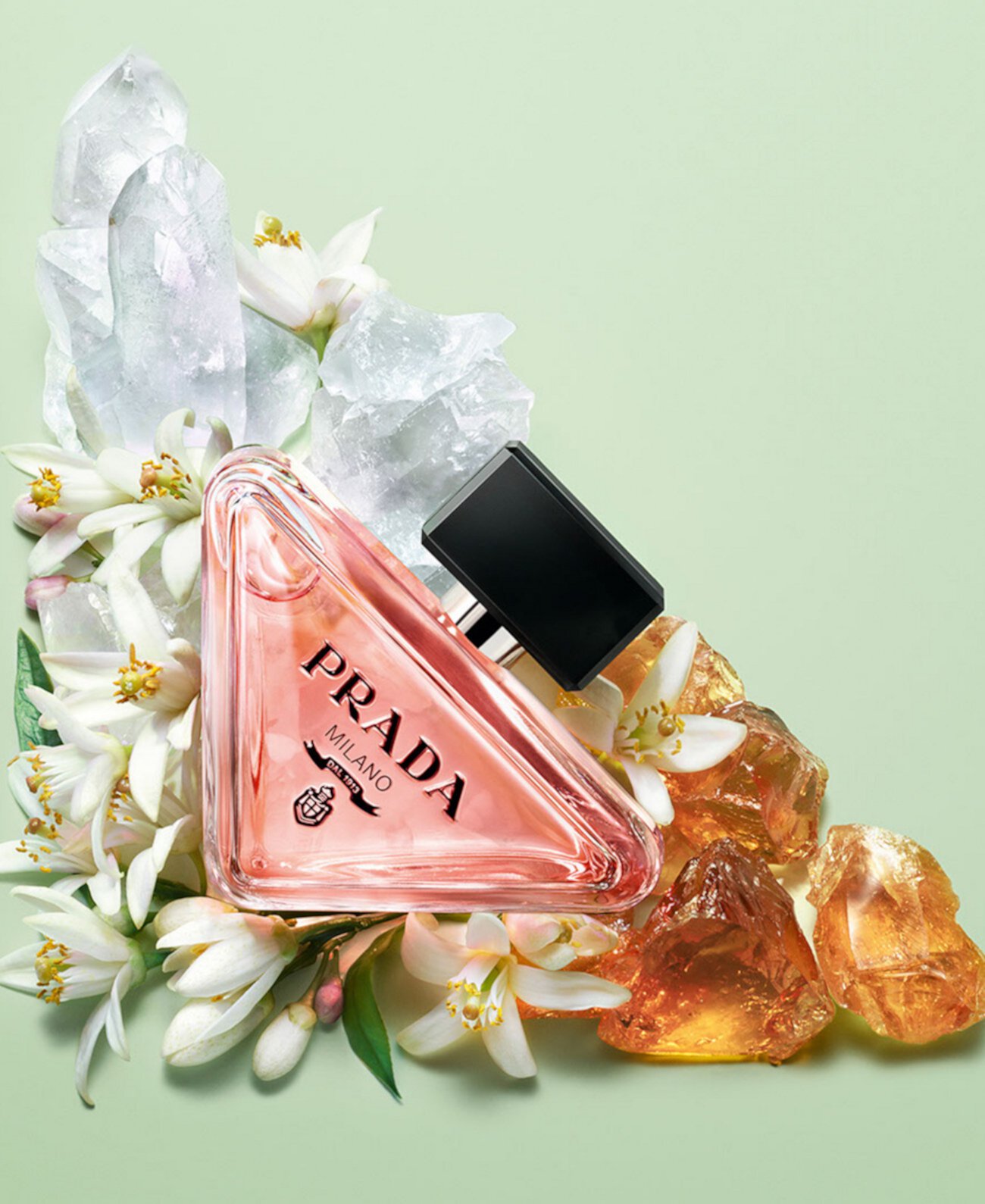 Eau de Parfum Paradoxe, 9.8 мл, цветочный амбровый аромат, нотки нероли, амбры и мускуса Prada