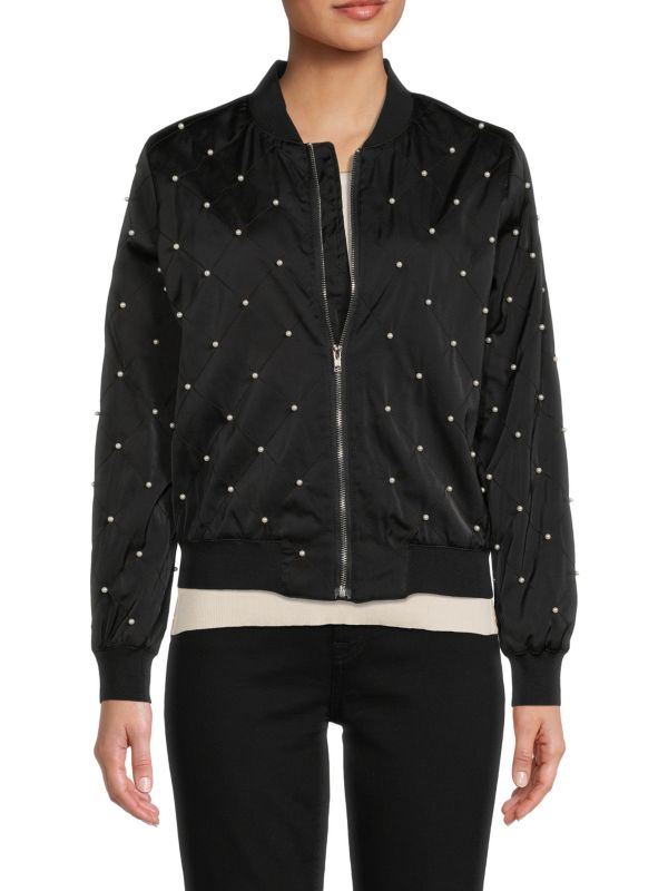 Женский Пуховик Wdny Pearl Quilted Bomber Jacket Wdny