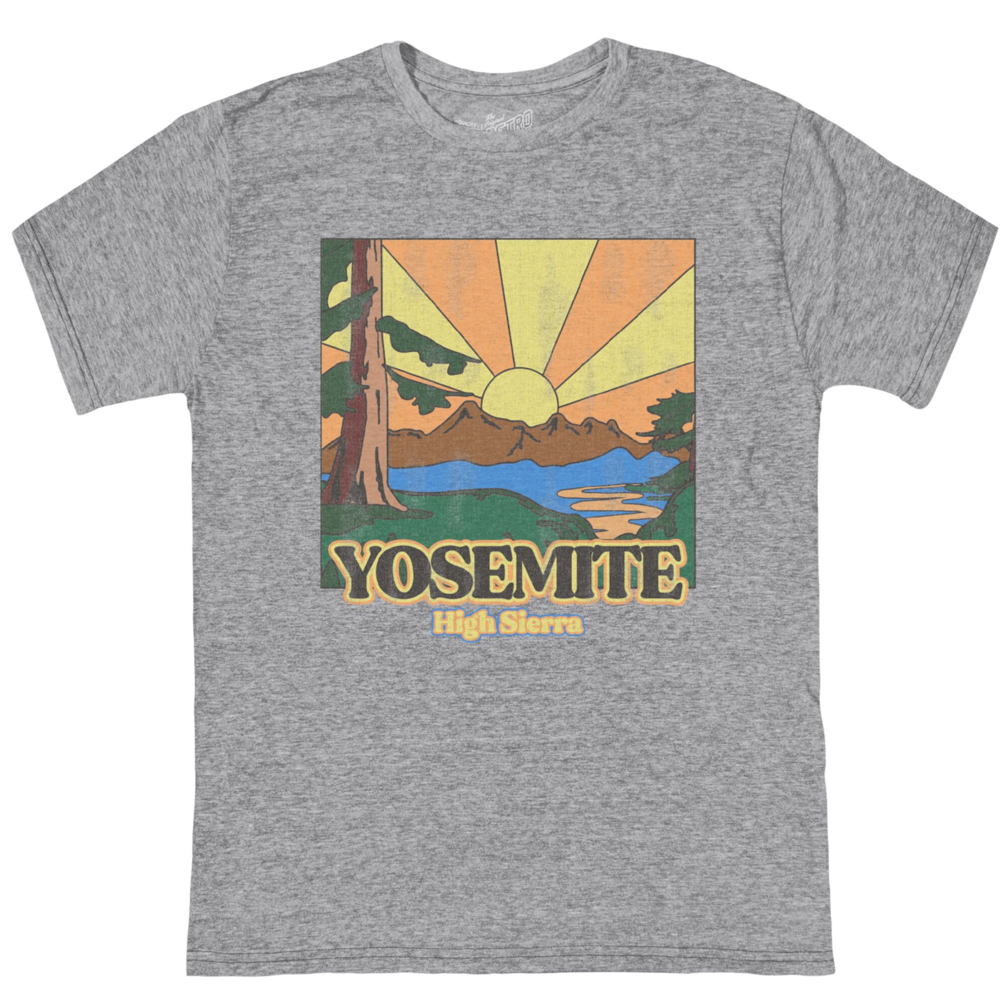 Футболка с круглым вырезом Tri-Blend Yosemite для мальчиков от The Original Retro Brand Kids, стандартная посадка, короткие рукава The Original Retro Brand Kids