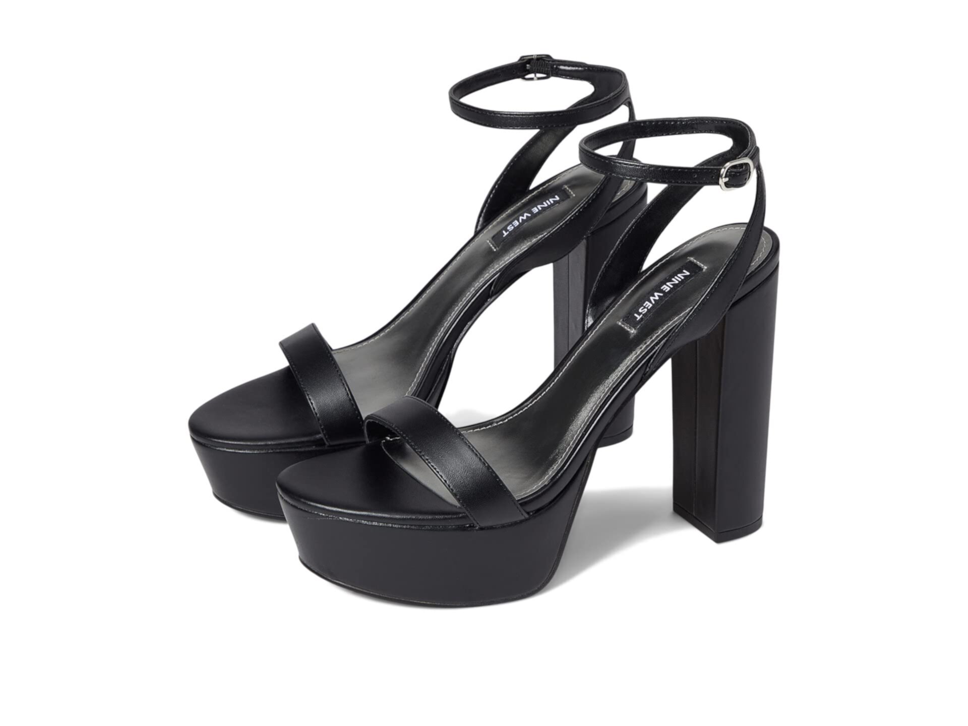 T w black. Nine West босоножки черные. Босоножки Nine West с принтом.