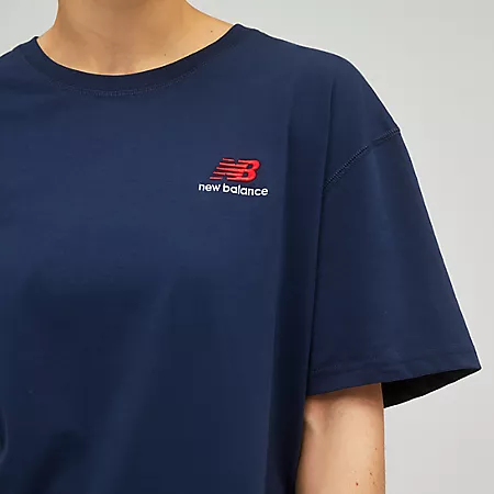 Хлопковая футболка Uni-ssentials New Balance