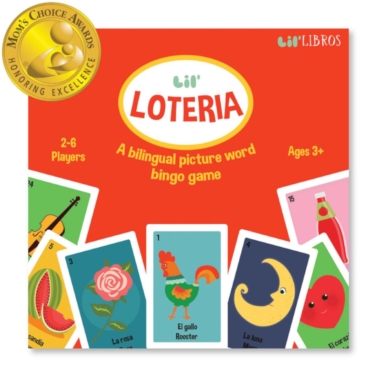 Lil' Libros Lil' Loteria: двуязычная игра в бинго от Lil' Libros Lil' Libros