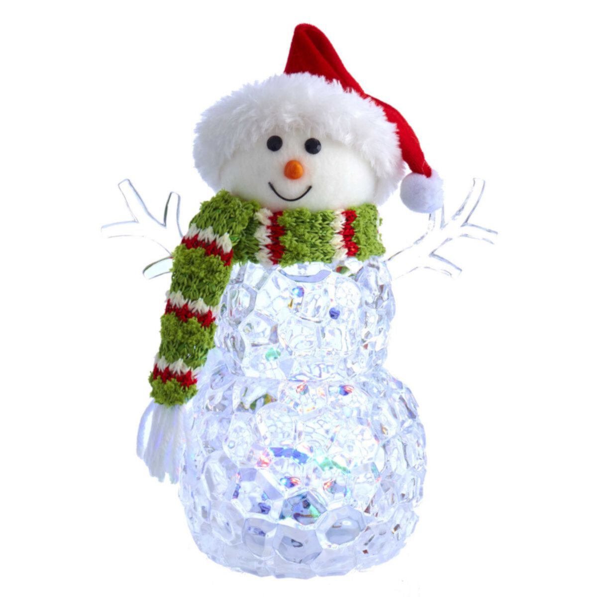 Kurt Adler Light-Up Snowman Christmas Table Decor Kurt Adler