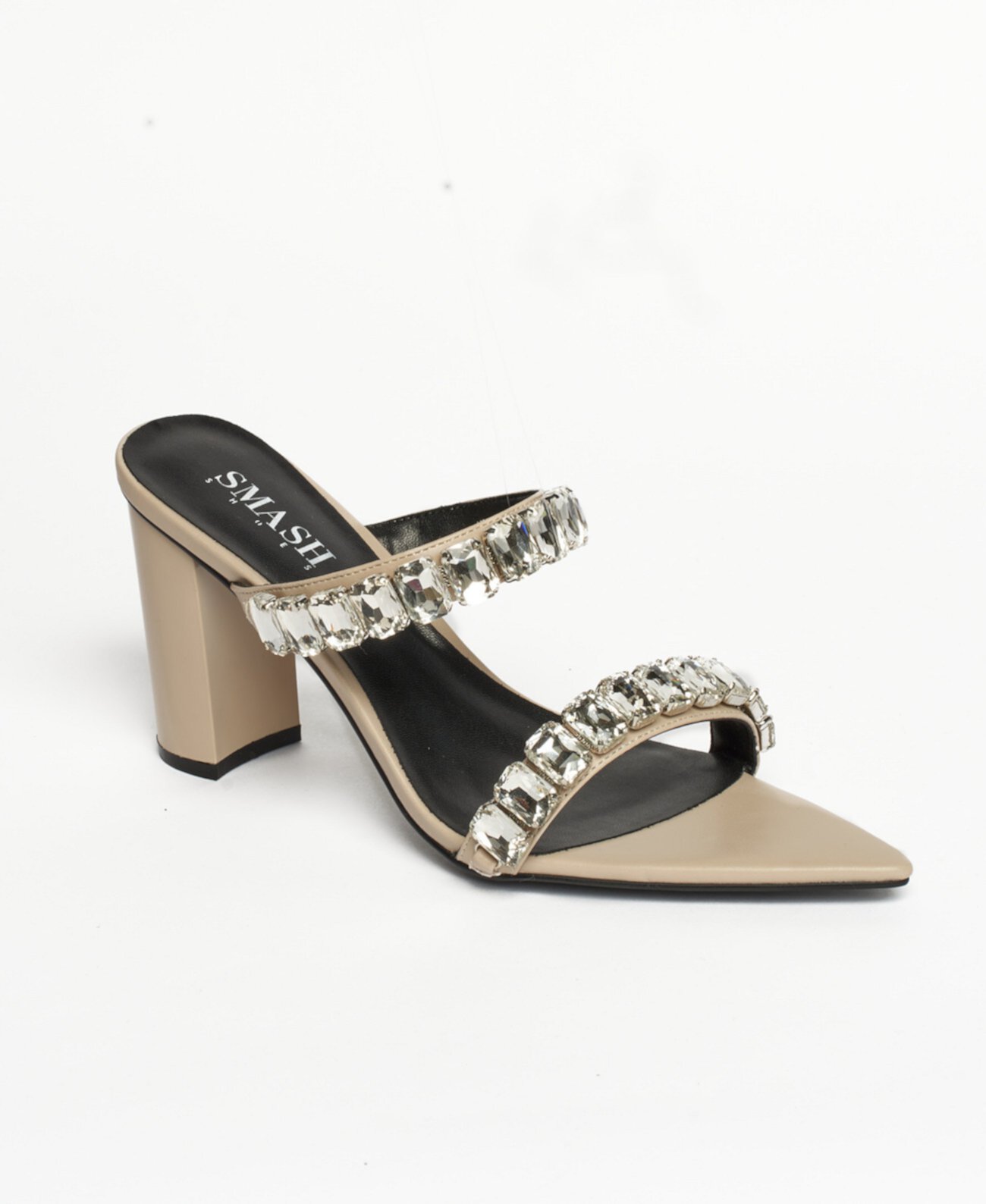 Женские классические сандалии с украшением из кристаллов — увеличенные размеры 10–14 SMASH Shoes