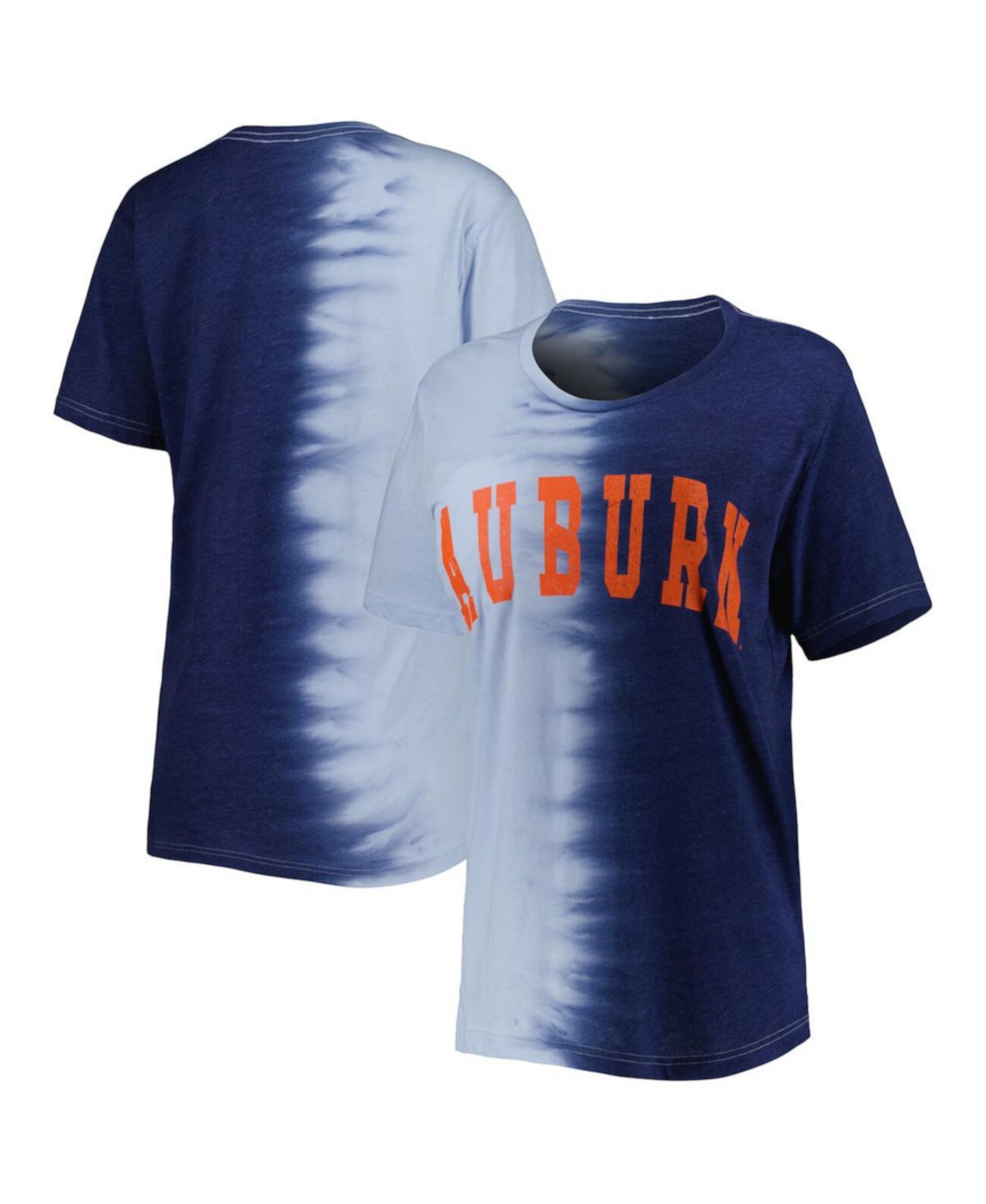 Женская футболка Auburn Tigers Find Your Groove с эффектом градиента Gameday Couture