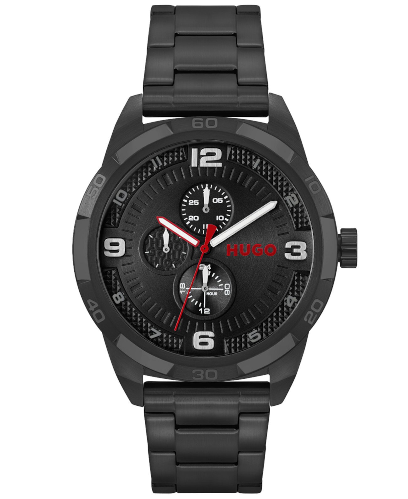 Часы Boss Women's Grip с черным браслетом из стали с ионным покрытием, 46 мм BOSS