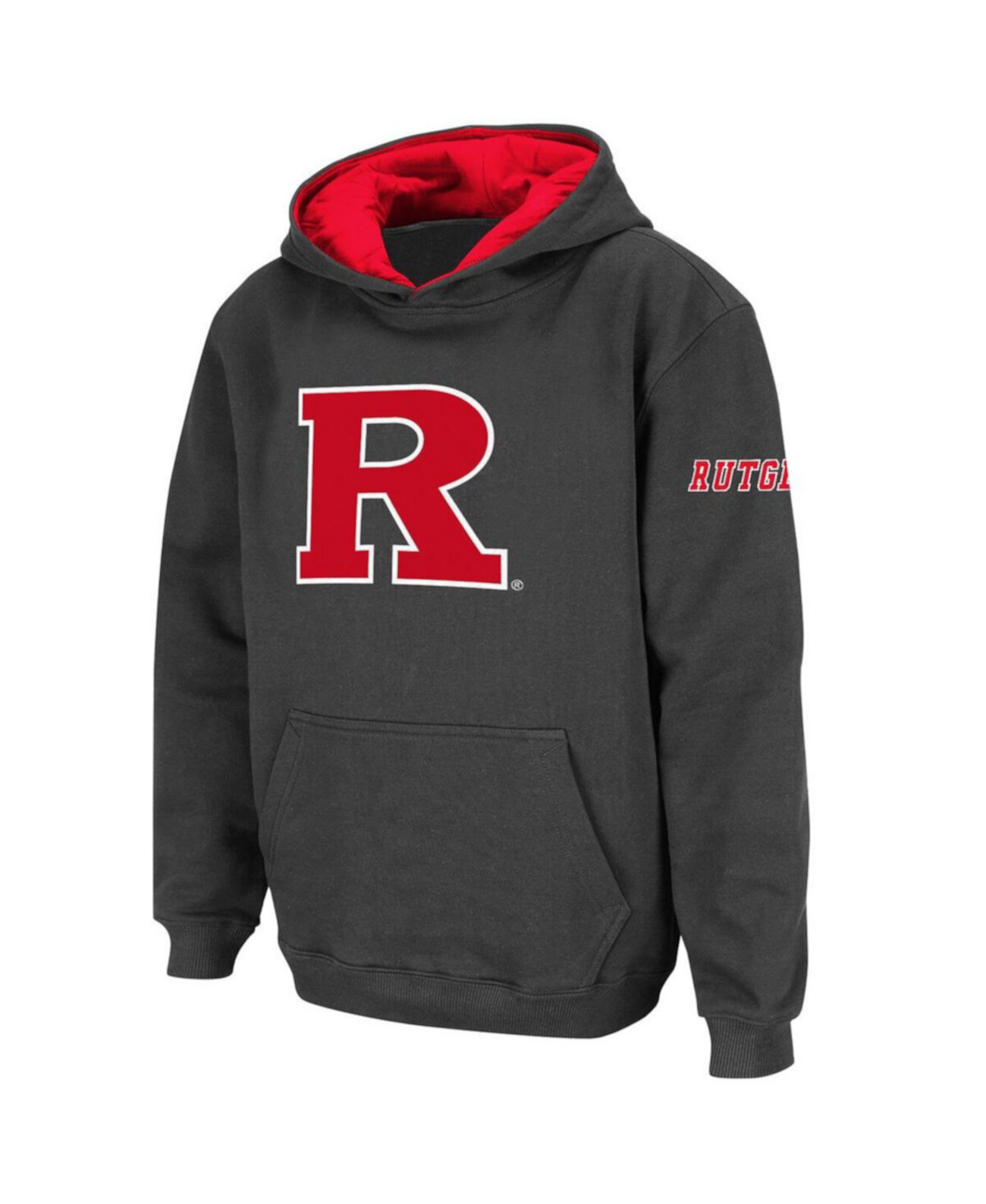 Детское худи Rutgers Scarlet Knights с крупным логотипом из хлопка и полиэстера Stadium Athletic