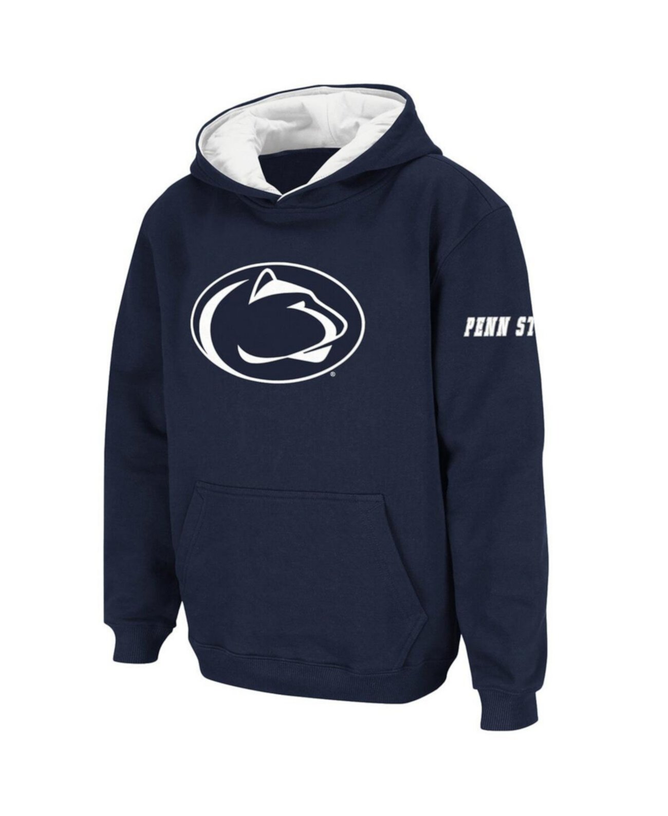 Темно-синий пуловер с капюшоном и большим логотипом Big Boys Penn State Nittany Lions Stadium Athletic