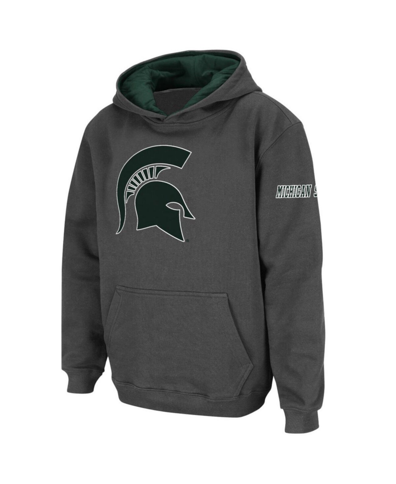 Худи для мальчиков Michigan State Spartans с большим логотипом на длинных рукавах Stadium Athletic