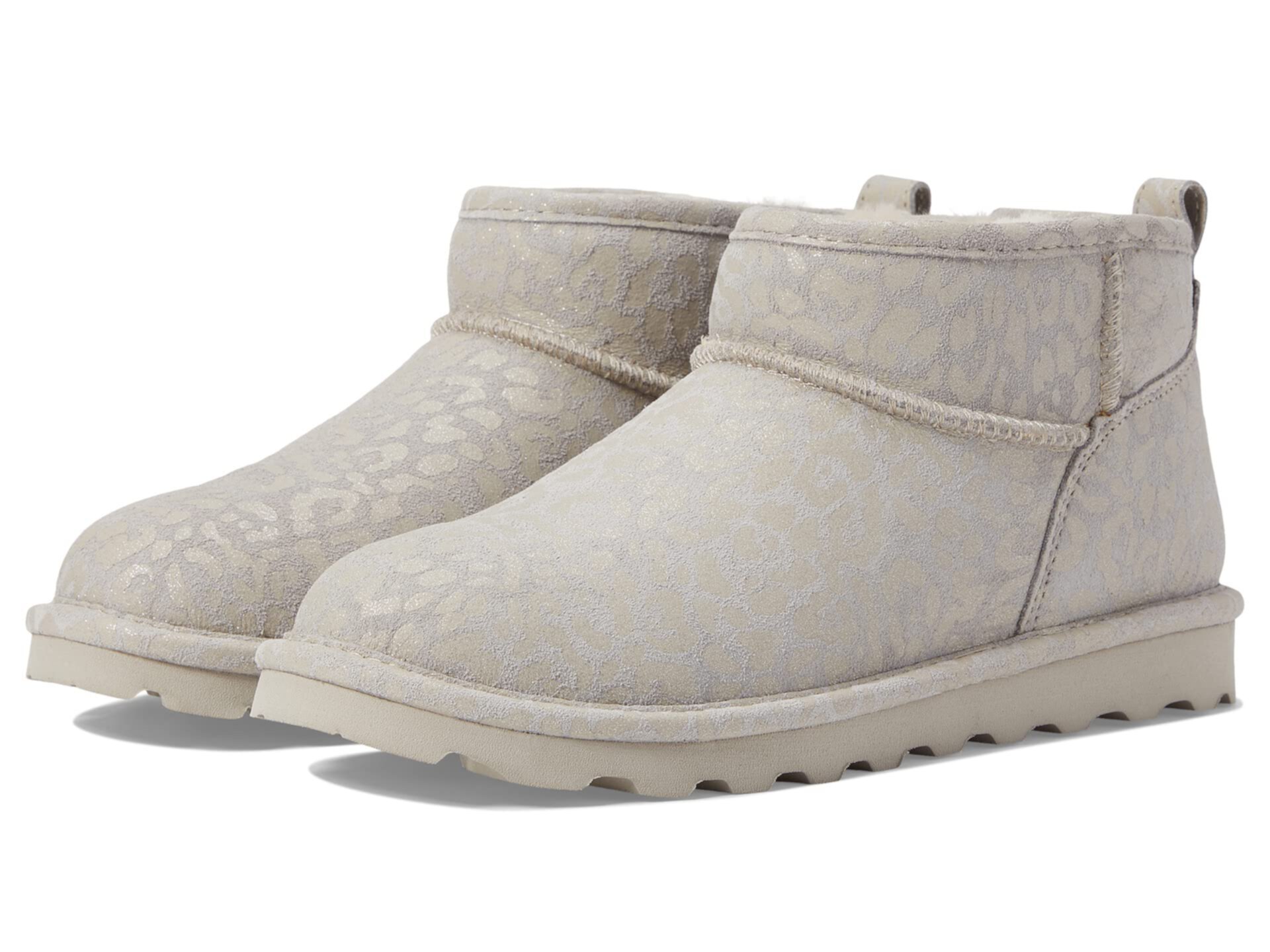 Короткие ботинки Bearpaw Shorty Exotic из замши с технологией NeverWet и подкладкой из овчины Bearpaw