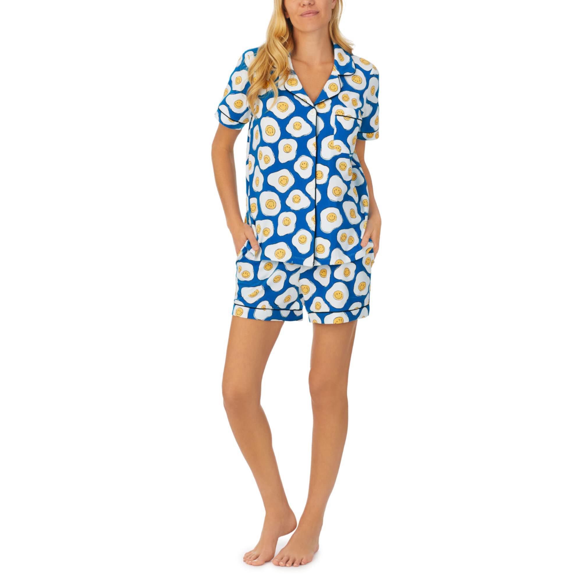 Zappos Print Lab: Sunny Side Up Short Sleeve Shorty Set BedHead