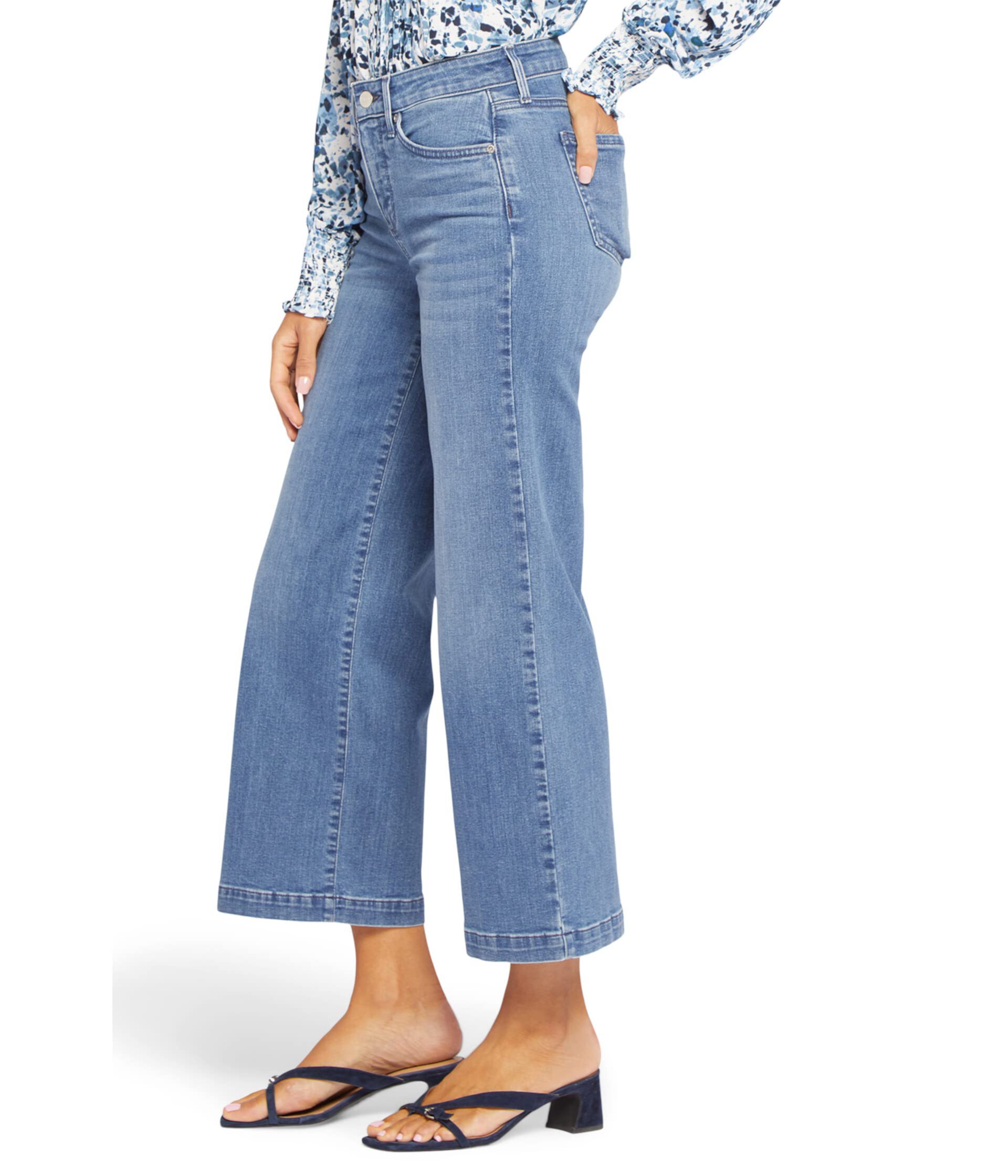 Широкие брюки Teresa до щиколотки 1 дюйм с подолом в цвете Sweetbay NYDJ