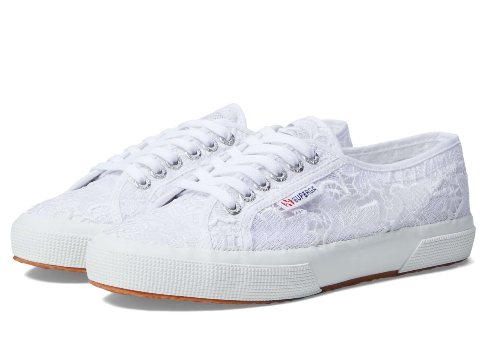 Кроссовки Superga 2750 Macrame с текстильным верхом и резиновой подошвой Superga