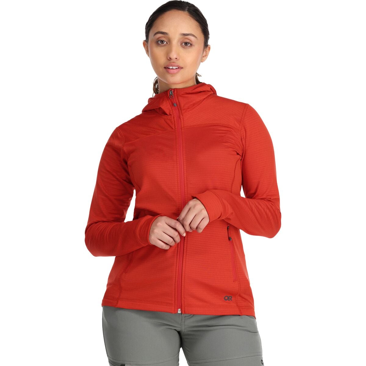 Куртка Outdoor Research Vigor Full Zip с капюшоном и технологией ActiveTemp Outdoor Research