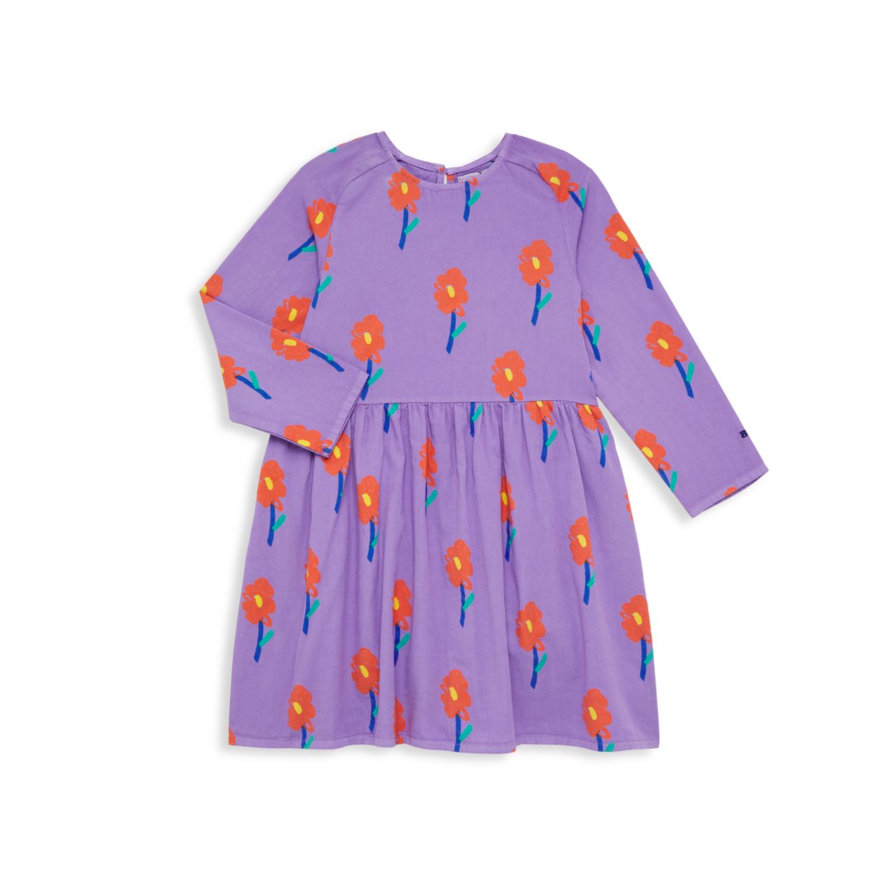 Маленькая девочка &amp;amp; Тканое платье с цветочным принтом для девочек Bobo choses