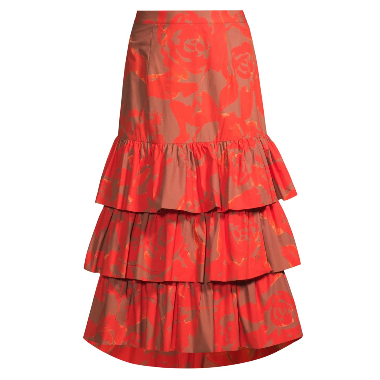 Многоуровневая юбка-миди с цветочным принтом Hope for Flowers