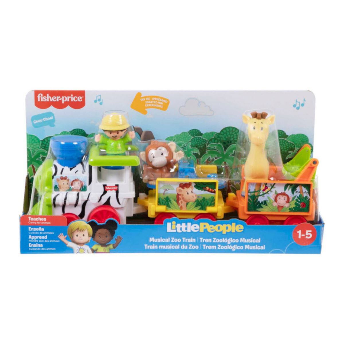 Игрушечный транспорт Fisher-Price Little People Musical Zoo Train Fisher-Price