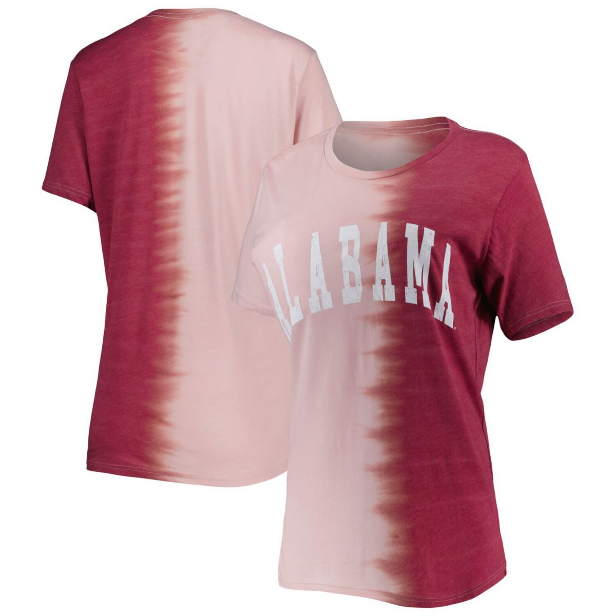 Женская Футболка Gameday Couture Find Your Groove Split-Dye Alabama Crimson Tide Gameday Couture