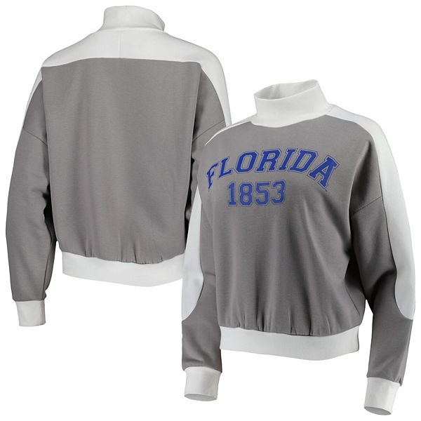 Женская Футболка Gameday Couture Серый Florida Gators Make it a Mock Sporty Pullover Gameday Couture