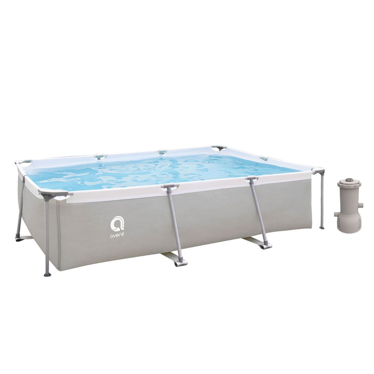 JLeisure 10 x 6.5' Above Ground Frame Pool & Clean Plus Filter Cartridge Pump JLeisure