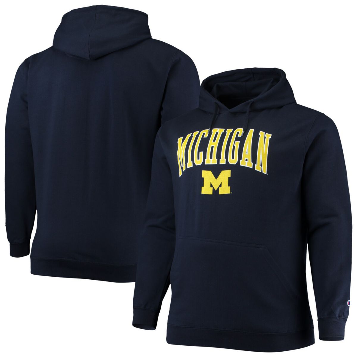 Мужская Футболка Champion Michigan Wolverines Arch Over Logo Champion