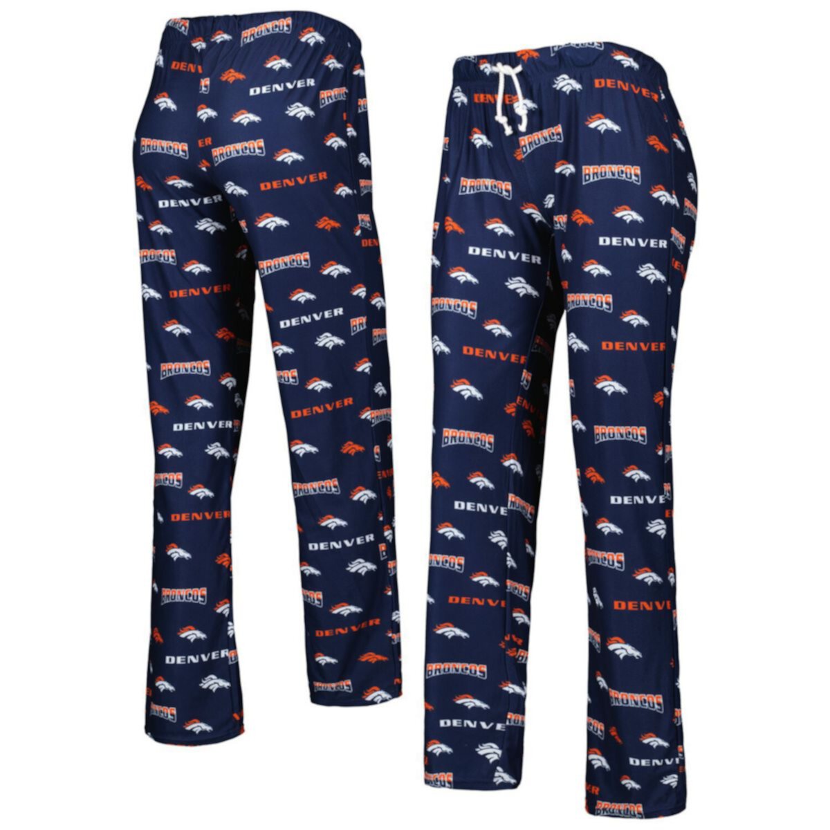 Женские брюки Concepts Sport Navy Denver Broncos Breakthrough Knit Pants Unbranded