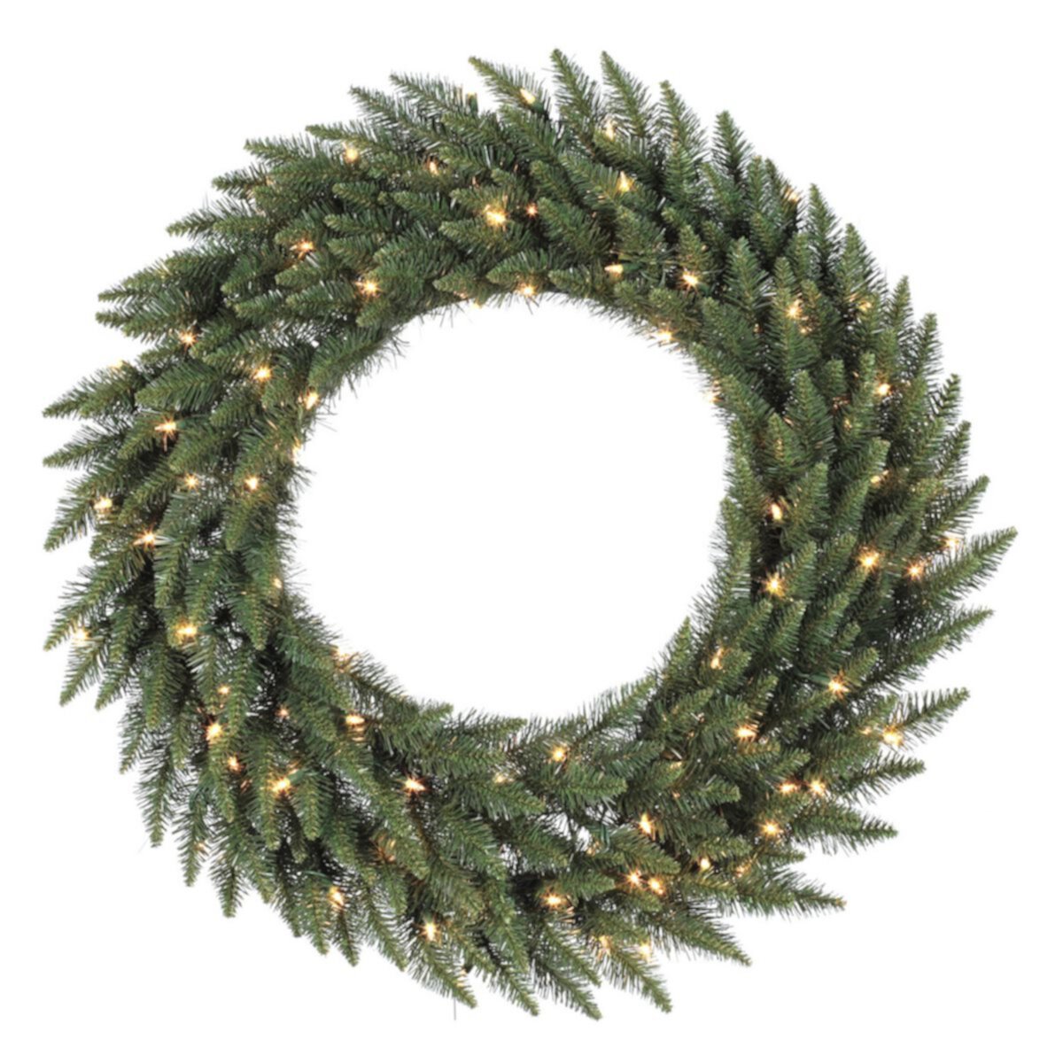 Vickerman 36&#34; Pre-Lit Camden Fir Artificial Christmas Wreath Vickerman