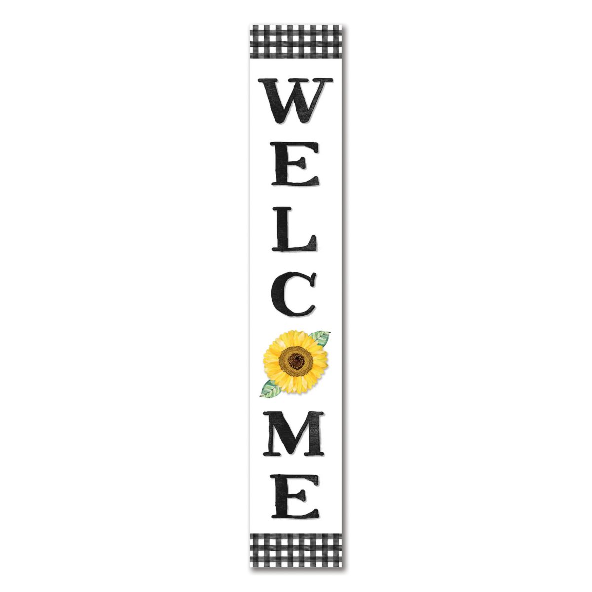 Artisan Signworks Welcome Sunflower Porch Leaner Artisan Signworks
