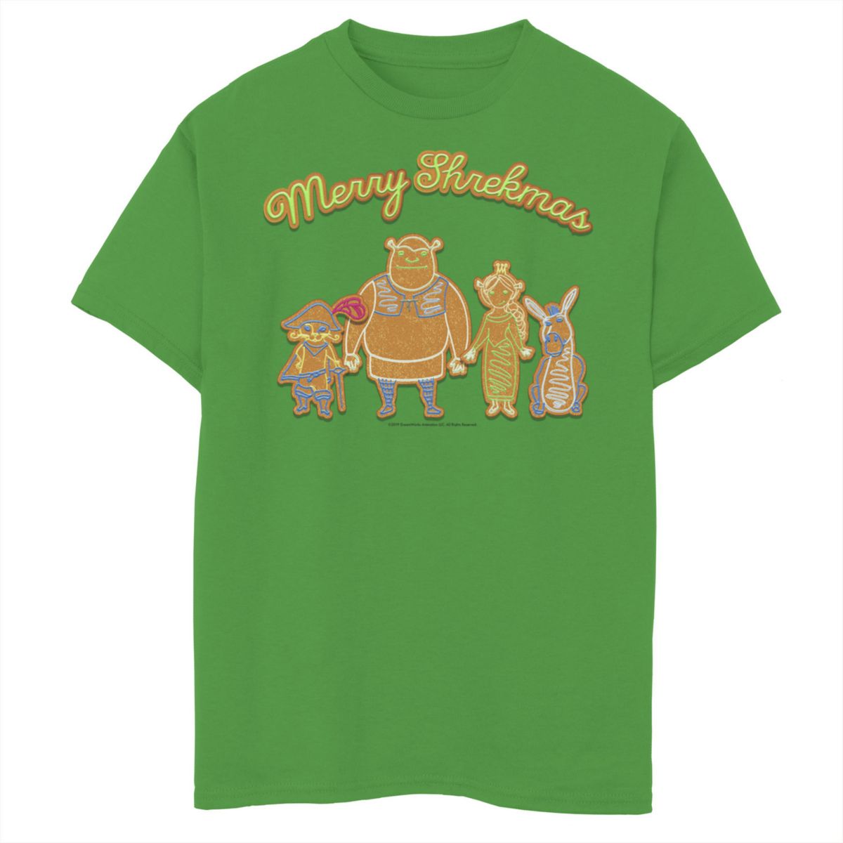 Мальчишеский Джерси DreamWorks Shrek Merry Shrekmas From The Cookie Family Dreamworks