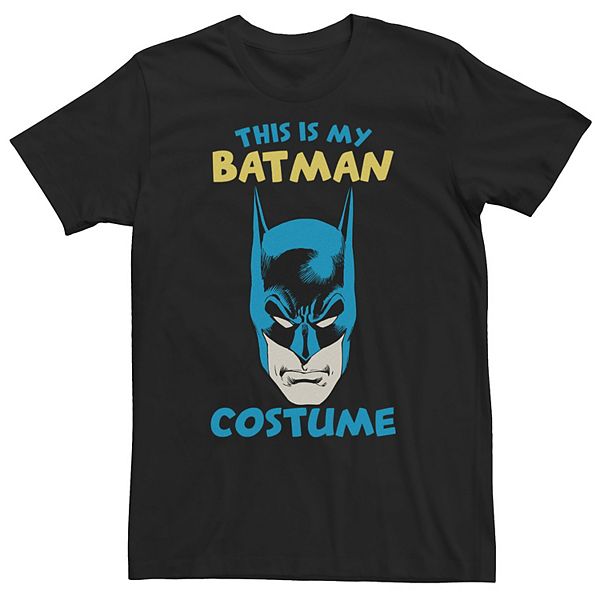 Мужская Футболка DC Comics Batman This Is My Costume Text Poster DC Comics