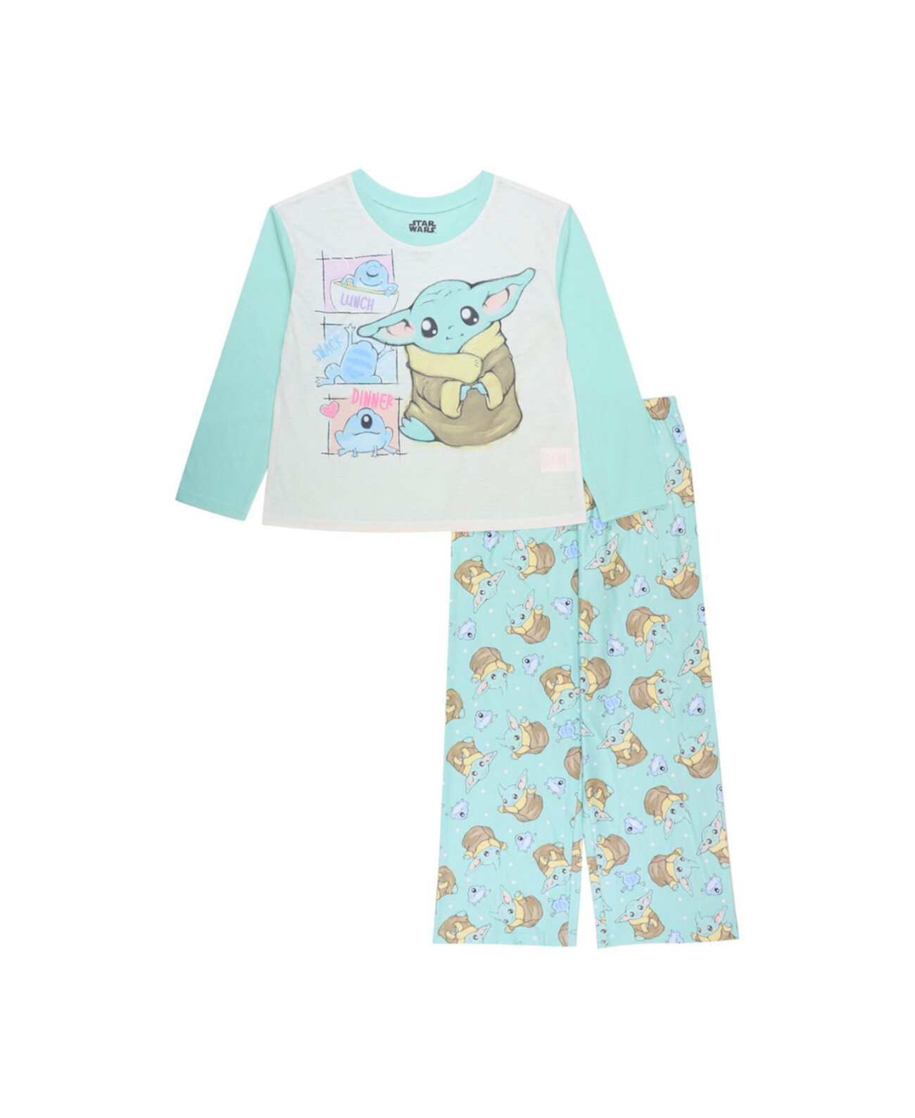 Мандалорская футболка и пижама для маленьких девочек, комплект из 2 предметов The Mandalorian