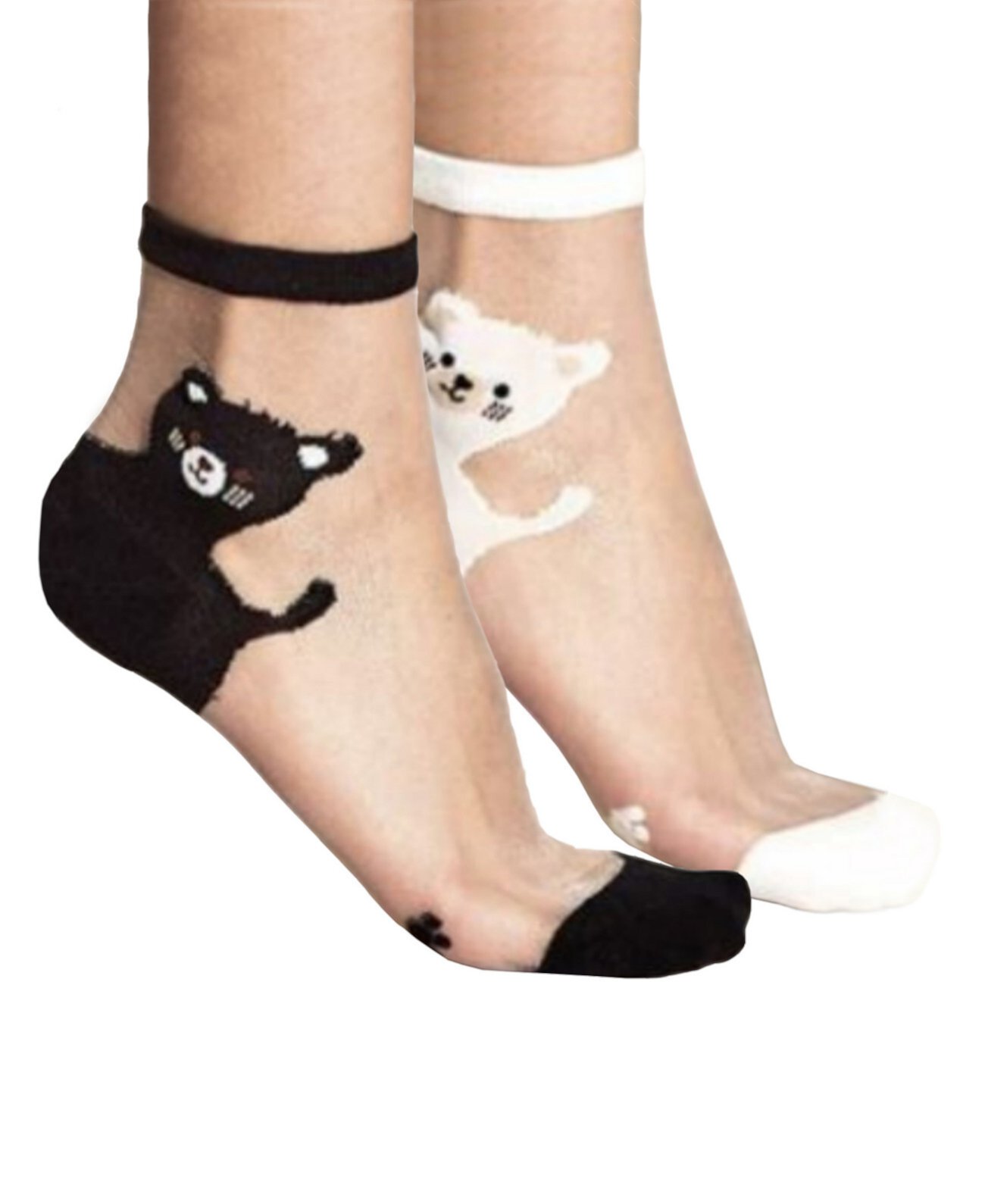 Набор из двух пар женских носков Sheer Cats Stems