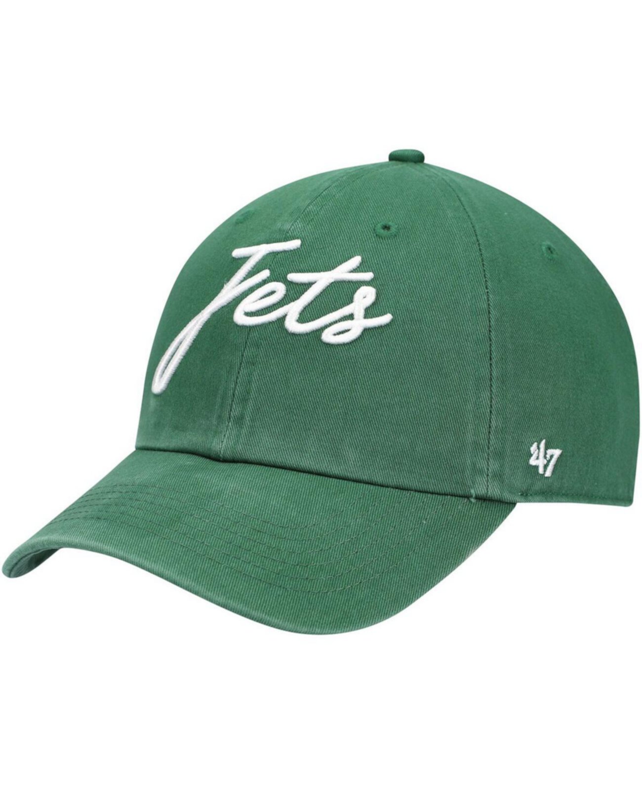 Женская регулируемая кепка зеленого цвета New York Jets Vocal Clean Up '47 '47 Brand