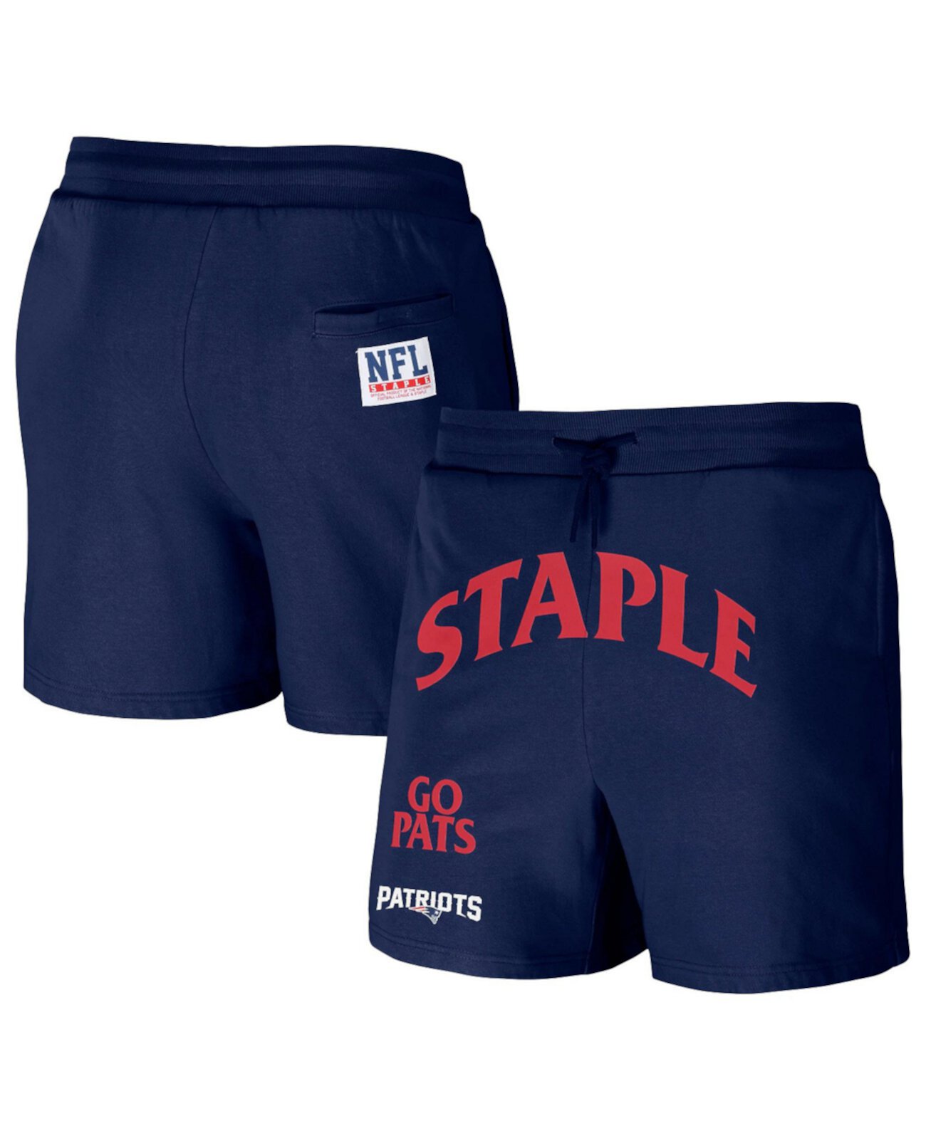 Флисовые шорты для мужчин NFL X Staple в стиле New England Patriots NFL