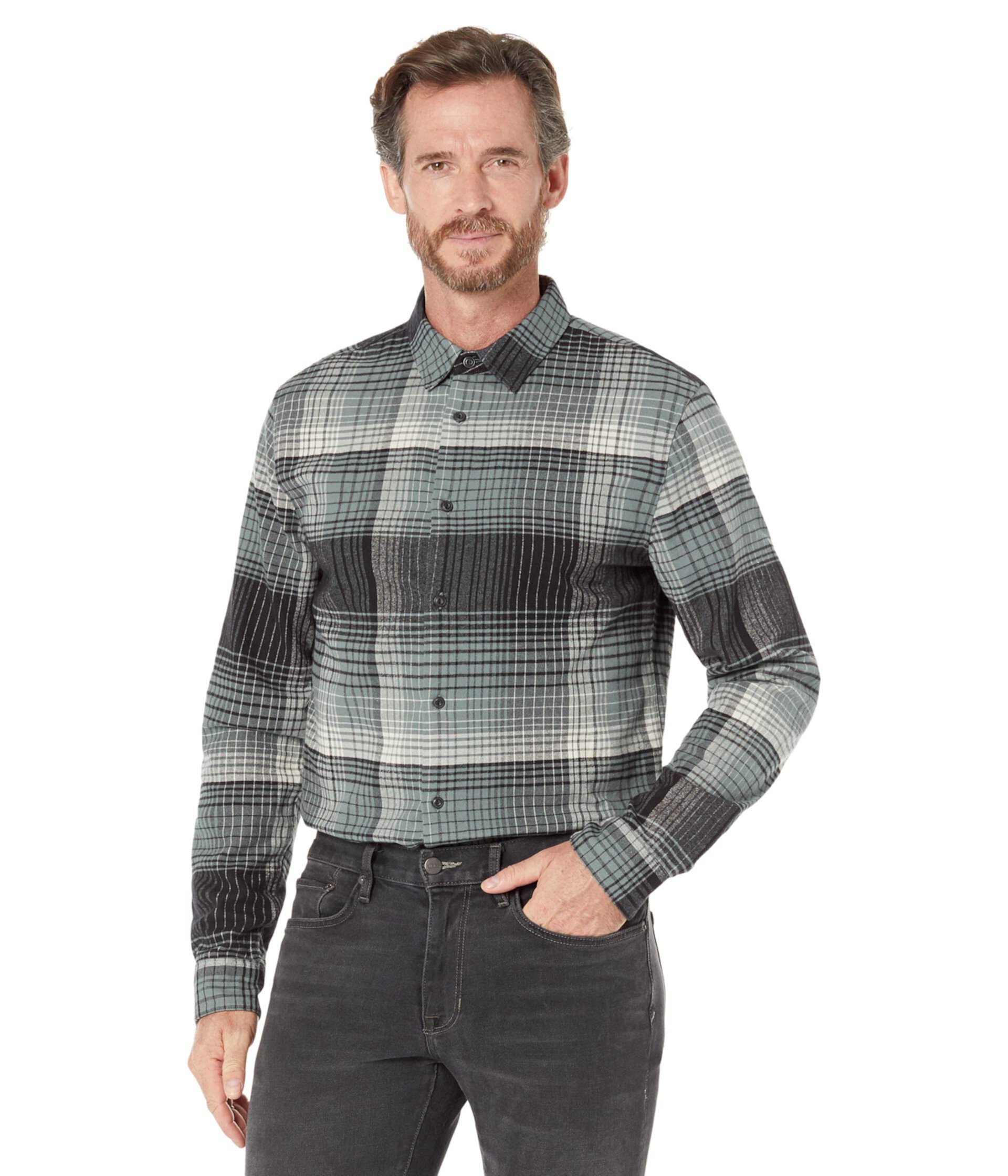 Мужская Повседневная Рубашка Vince Salton Plaid Long Sleeve Vince