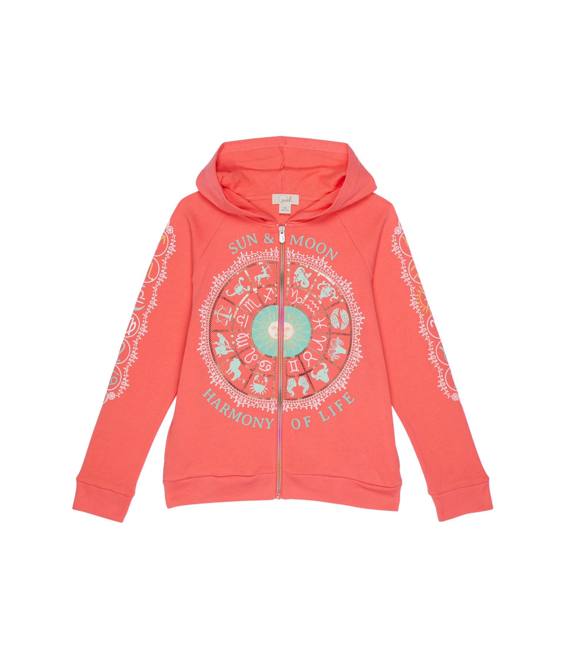 Live By The Sun Hoodie (Toddler/Little Kids/Big Kids) Peek