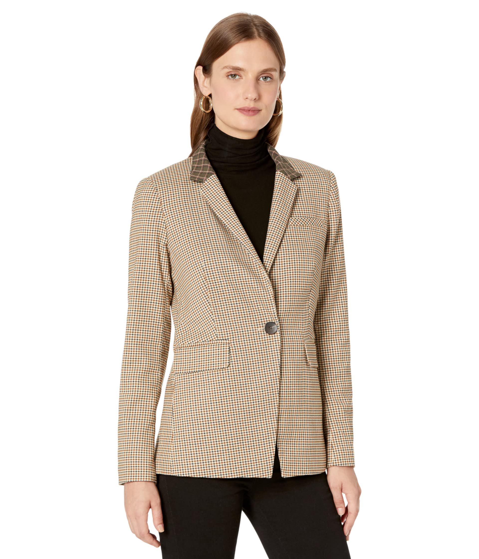 Женский Блейзер Vince Camuto One-Button Turned Collar Vince Camuto