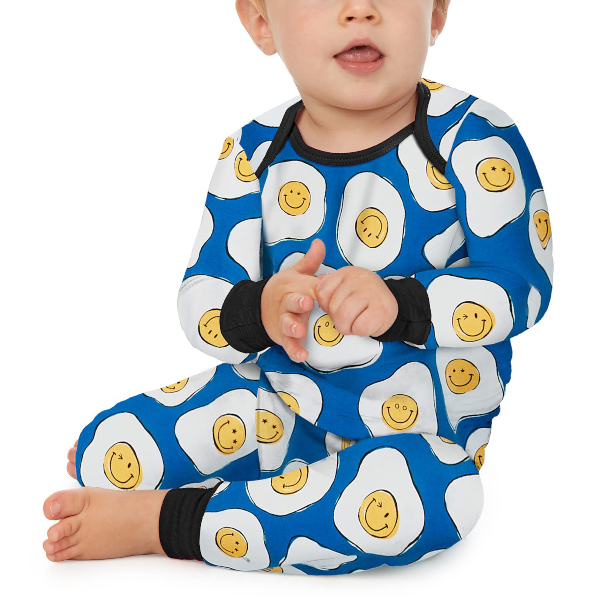 Лаборатория печати Zappos: пижамный комплект Sunny Side Up (для младенцев) BedHead