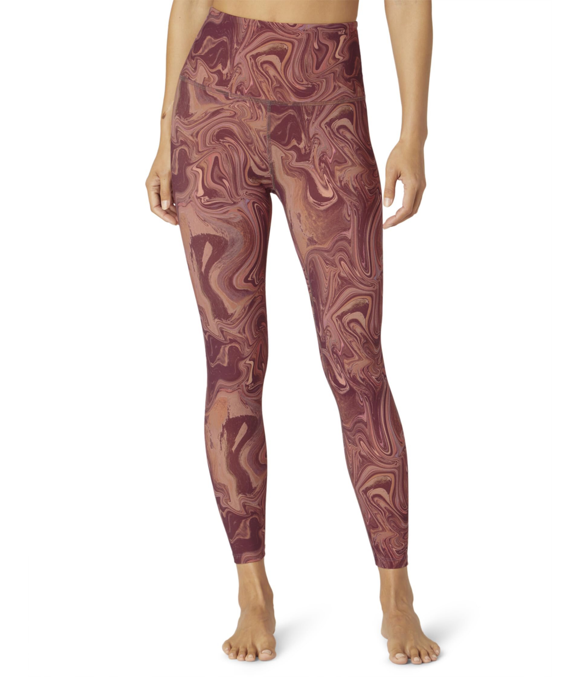 Женские Брюки Beyond Yoga Marble High Waisted Midi Leggings Beyond Yoga