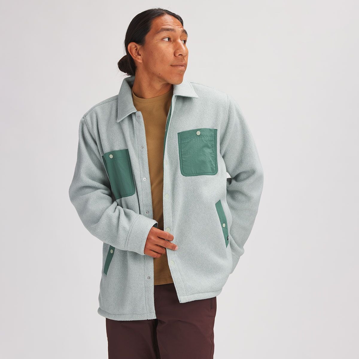 Куртка-рубашка из поларового флиса Backcountry