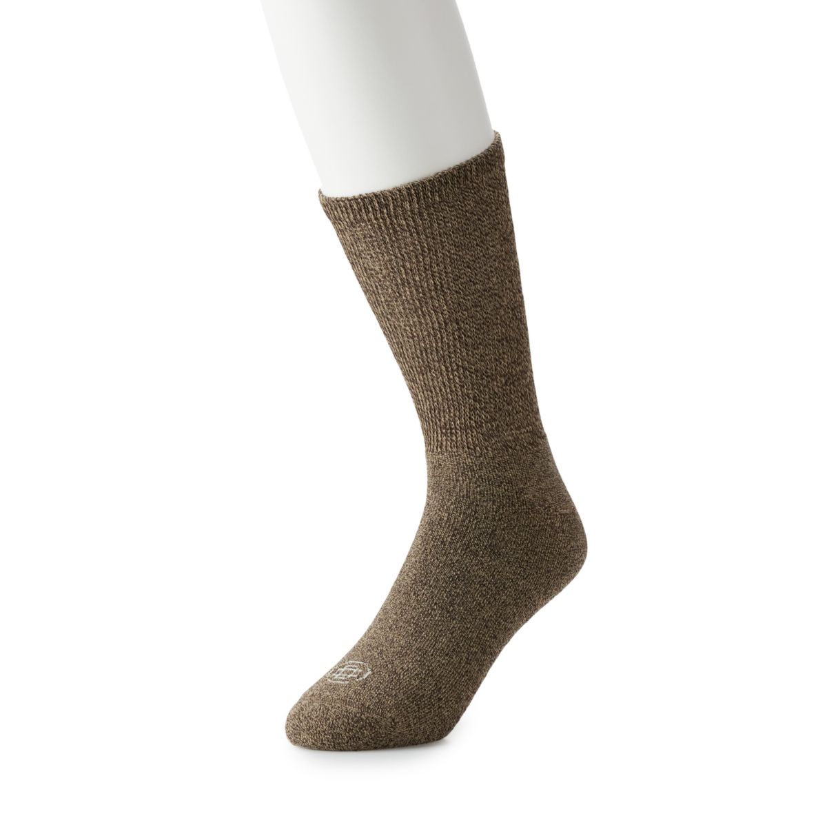 Мужские носки с круглым вырезом из 2-х шерстяных диабетических носков Doctor's Choice Dr. Choice
