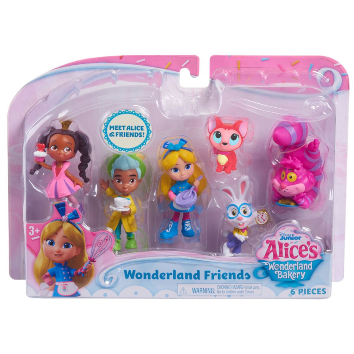 Набор фигурок друзей Disney Junior Alice's Wonderland Bakery Wonderland от Just Play Just Play