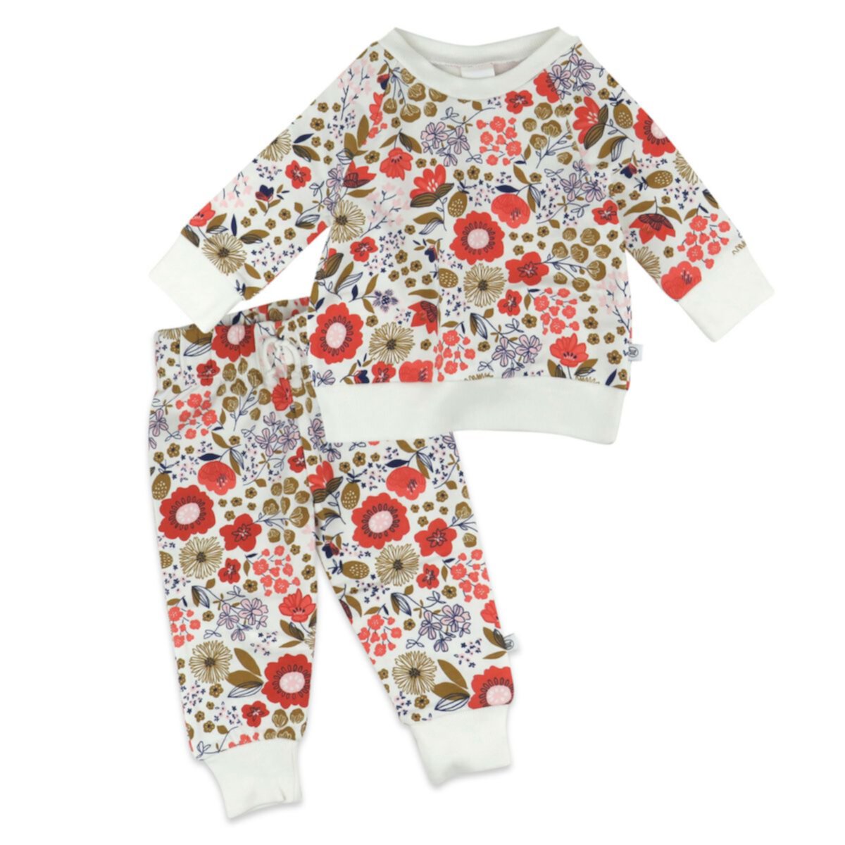 Baby Girl HONEST BABY CLOTHING Органический пижамный комплект из 2 предметов HONEST BABY CLOTHING
