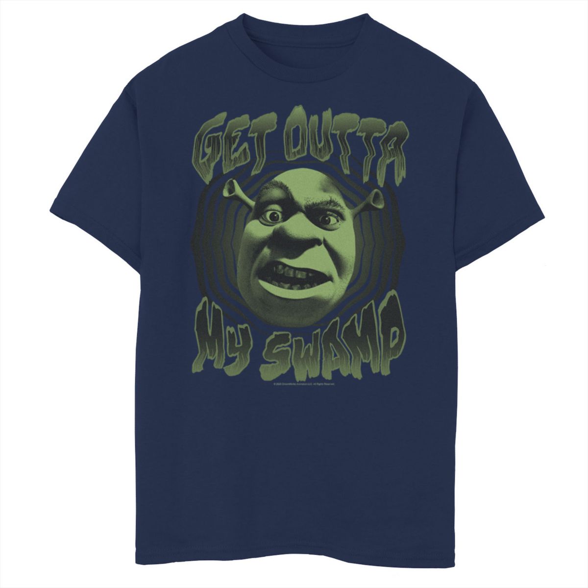 Джерси Dreamworks Для мальчиков Shrek Get Outta My Swamp Graphic Tee Dreamworks