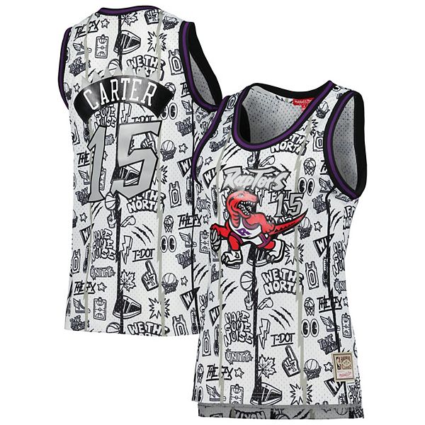 Джерси футболка Mitchell & Ness Винса Картера Toronto Raptors 1998 года, 100% полиэстер Mitchell & Ness