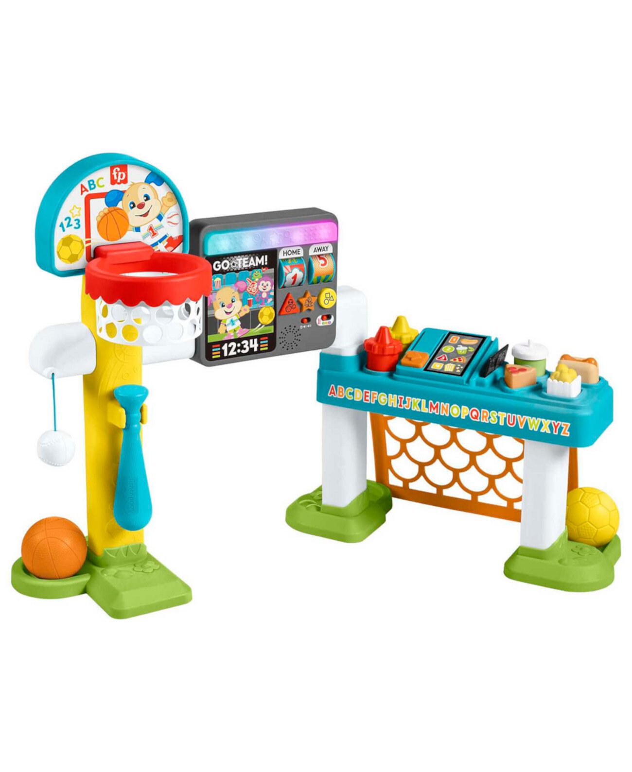 Заказать Другие игрушки и игры Детская обучающая игрушка Fisher-Price Laugh  & Learn Sports Activity Center, игра 4-в-1 Fisher-Price, цвет -  многоцветный, по цене 6 600 рублей на маркетплейсе Usmall.ru