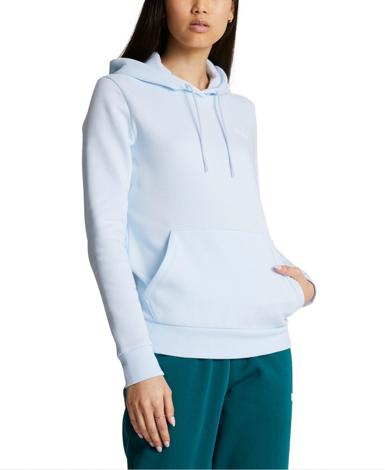 Women's Essentials Embroidered Hooded Fleece Sweatshirt PUMA