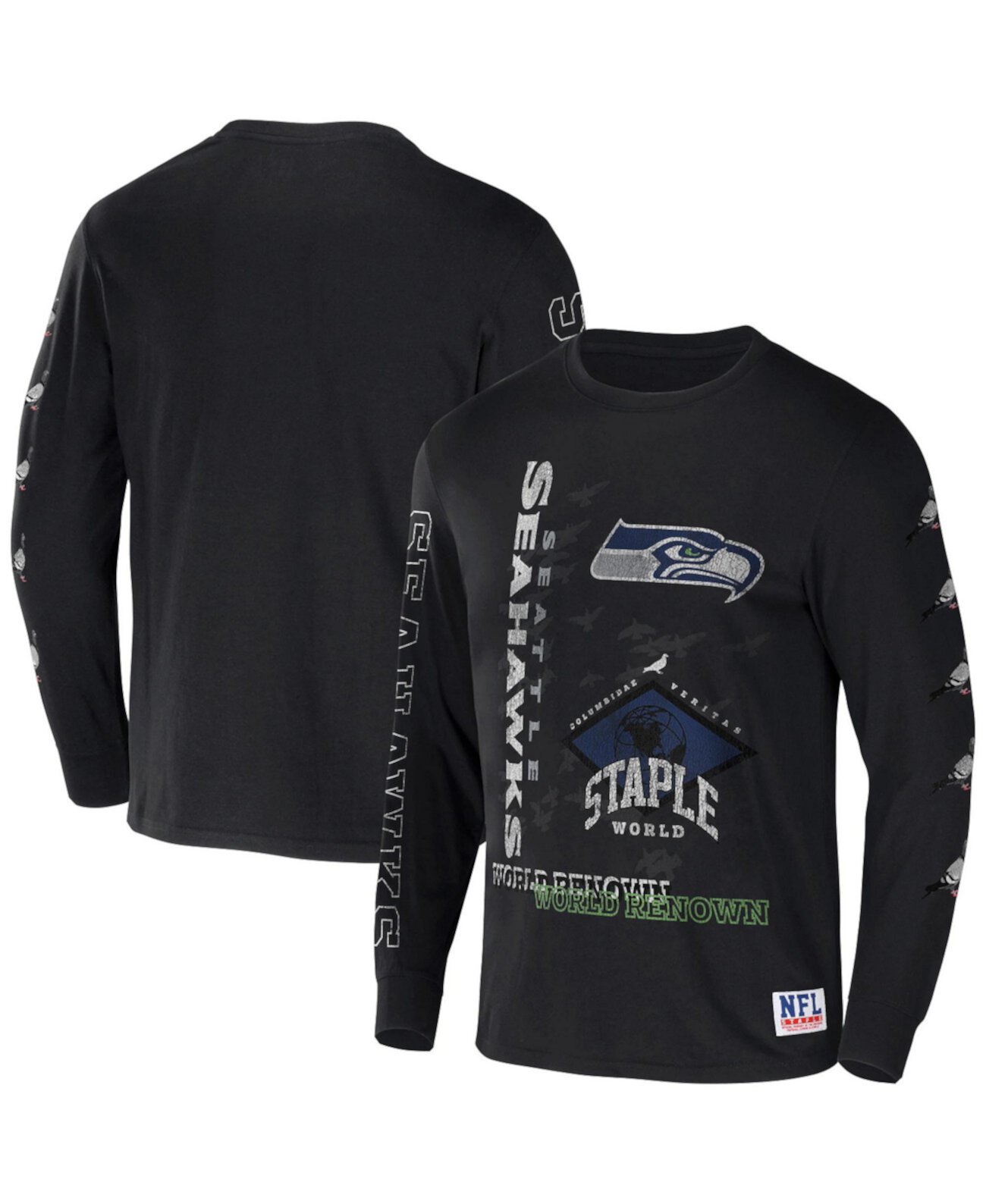 Мужское Джерси NFL X Staple World Renowned Long Sleeve NFL